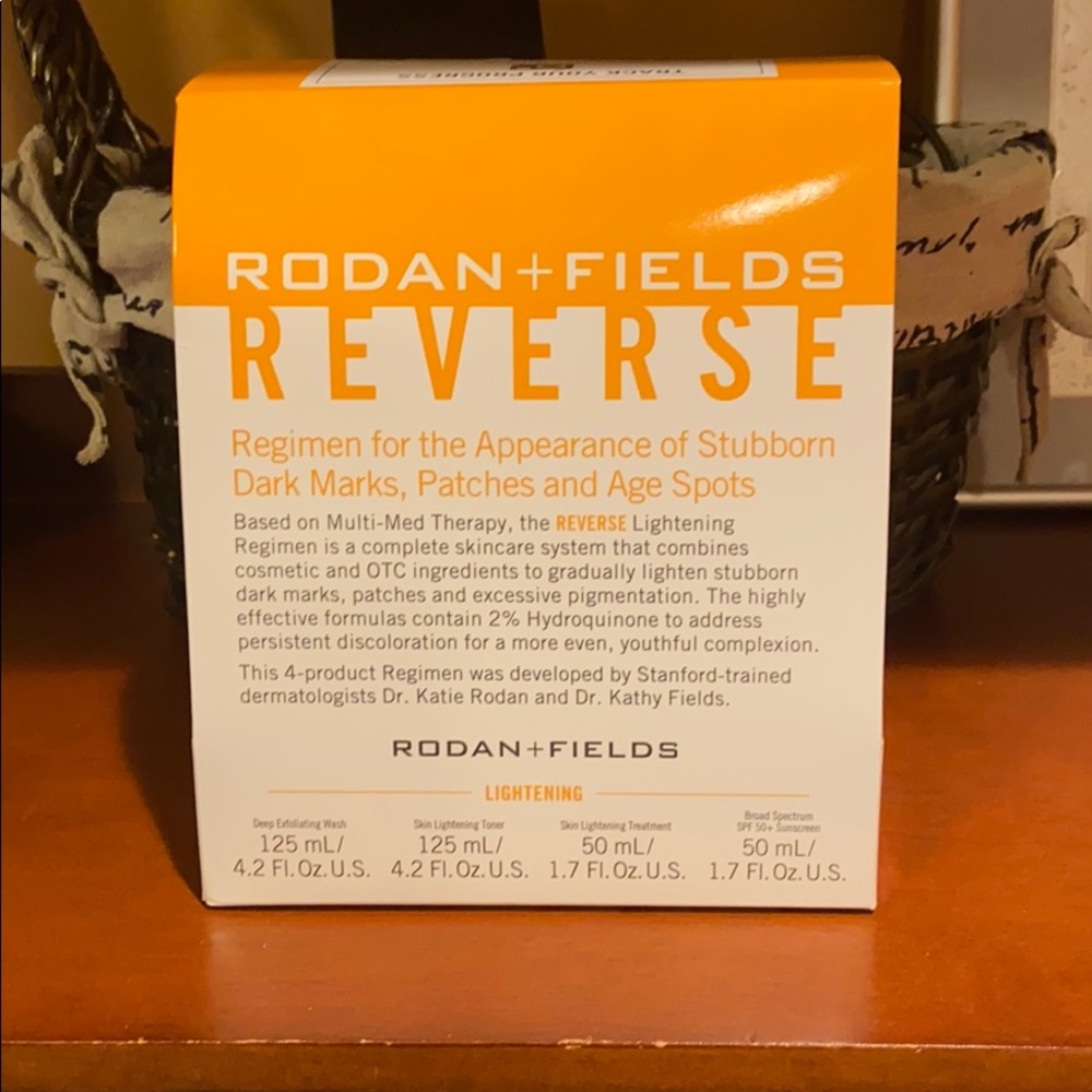 Rodan and Fields Reverse LIGHTENING Regimen!!!!!